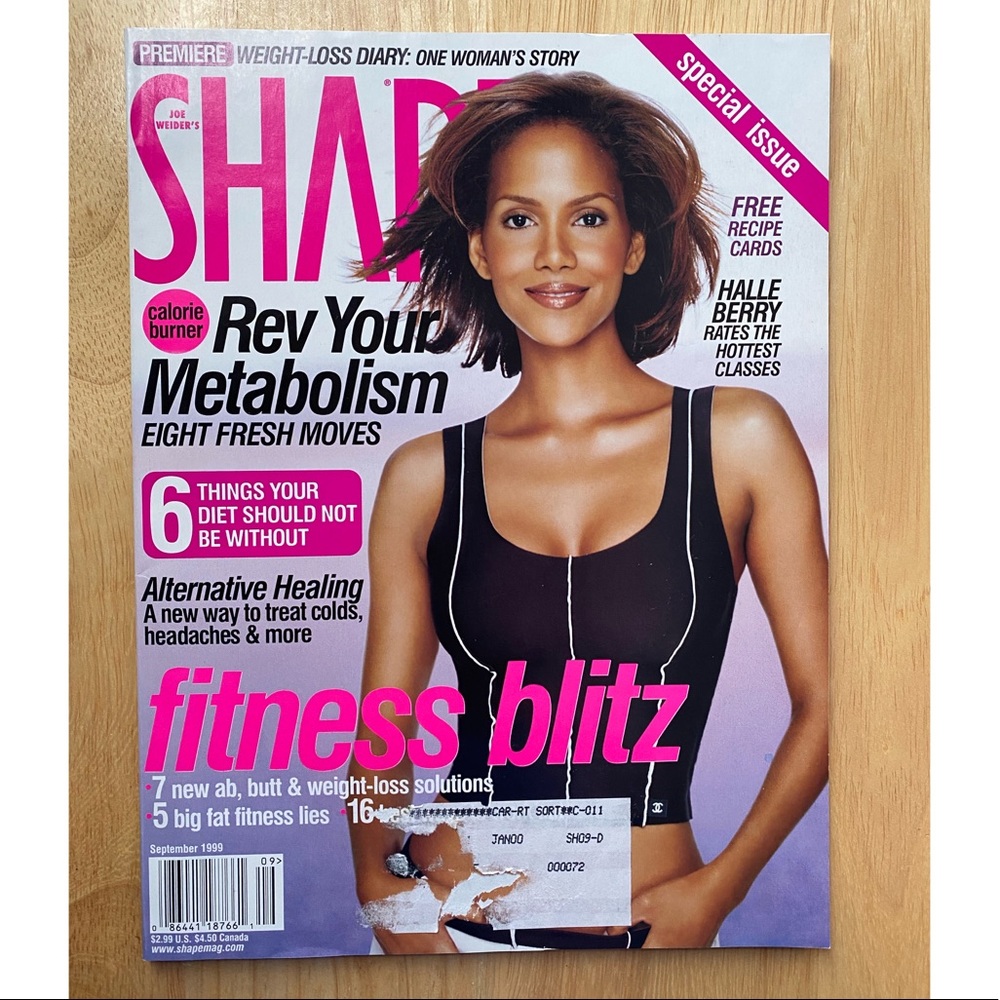 Shape Magazine Halle Berry September 1999